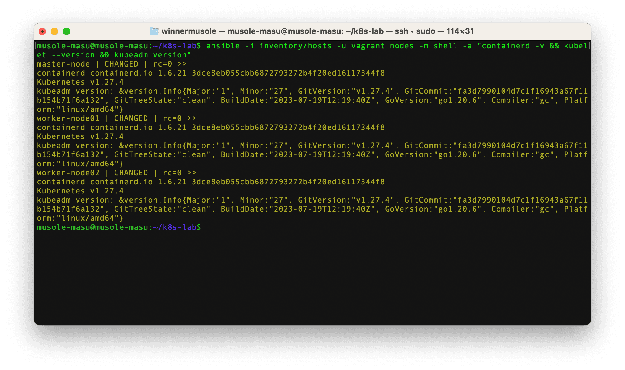 VM status